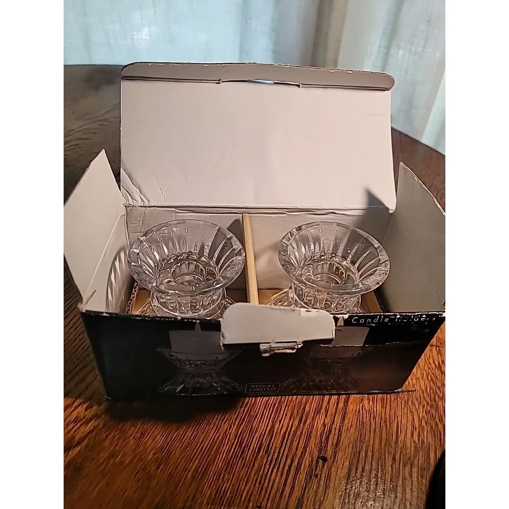 Candle Holders - Royal Limited 3.5 Inch New, Never Used, In Box